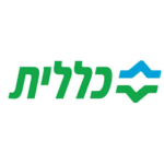 לוגו ירוק וכחול המייצג קהילה עם אותיות עבריות.